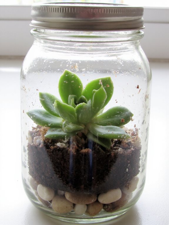 pots de bougie vides pour le jardinage