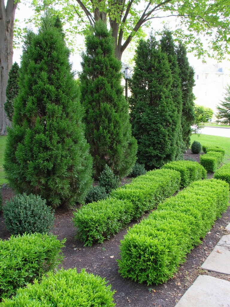 les arbustes à feuillage persistant embellissent les paysages