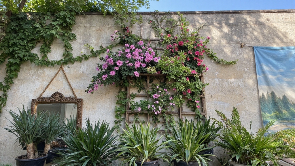 cacher les murs extérieurs inesthétiques