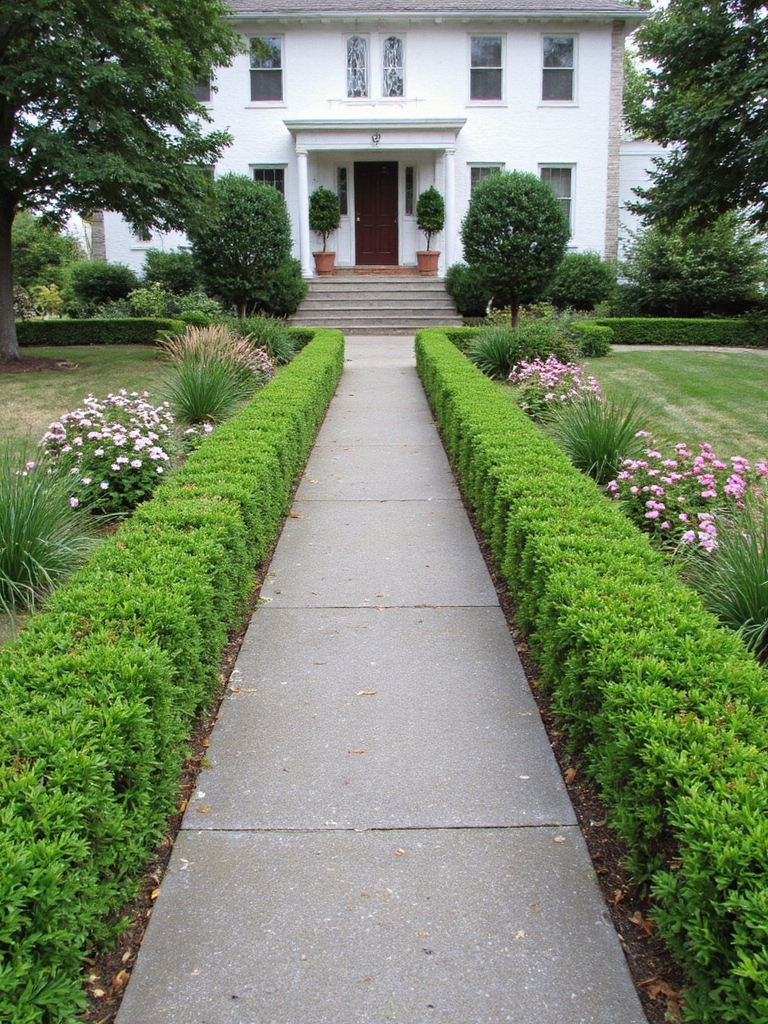 principes de conception de paysage symétrique