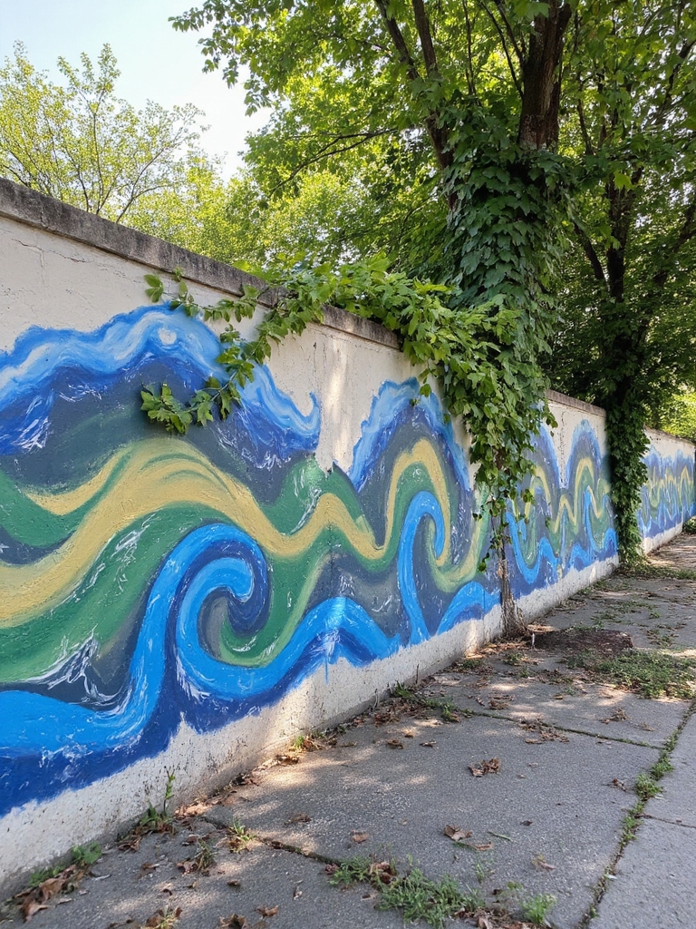 Transformer les murs avec de l'art vibrant