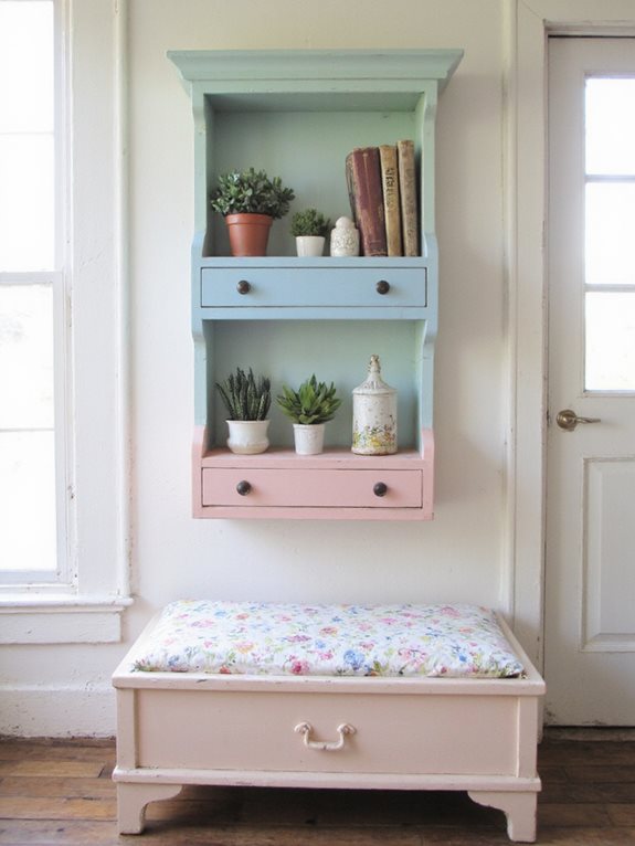 idées de transformations de tiroirs vintage