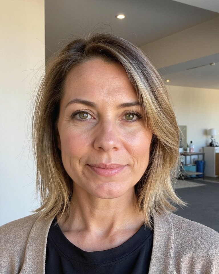 lob asymétrique pour un look contemporain