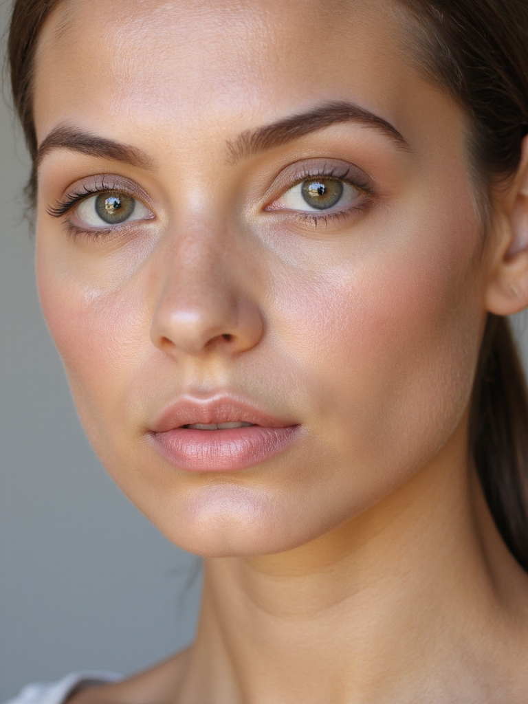 drapage de blush pour du volume