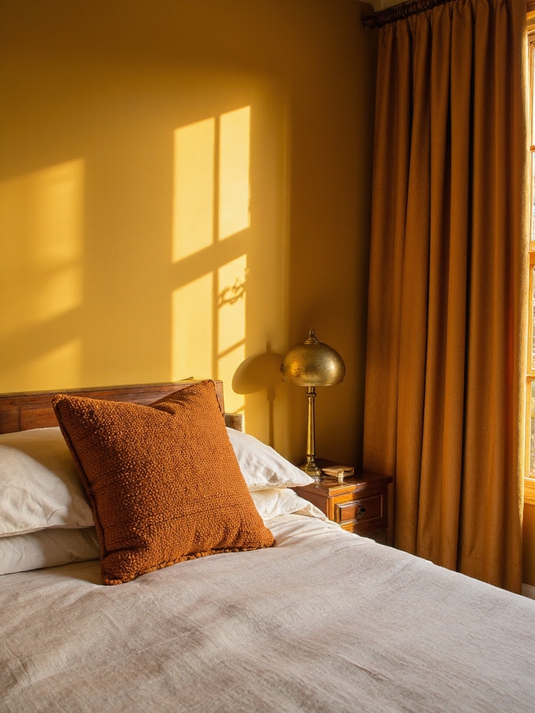 une chaleur dorée audacieuse accentue