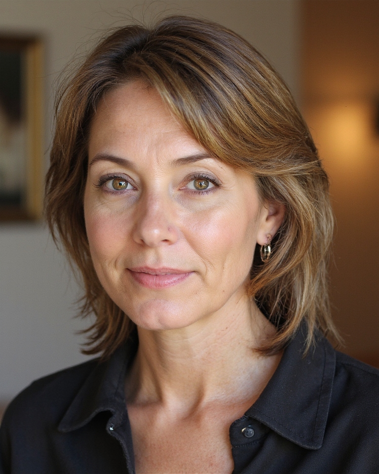 coiffure en vagues désordonnées chic