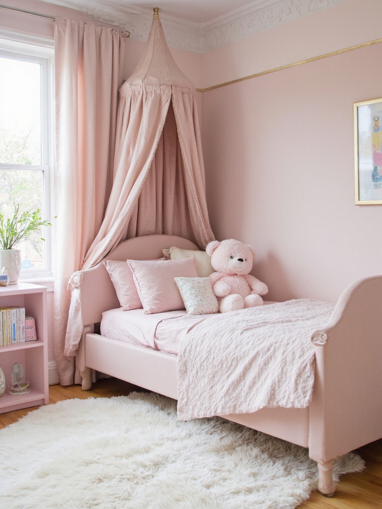 chic rose et élégance poudrée