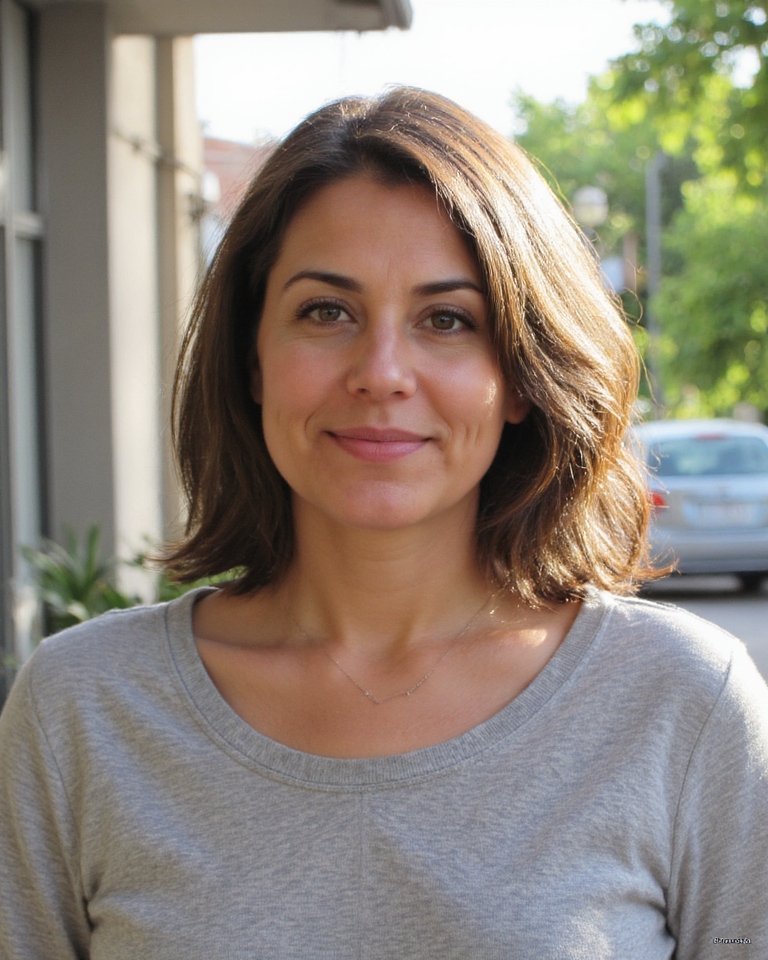 bob classique avec des couches douces