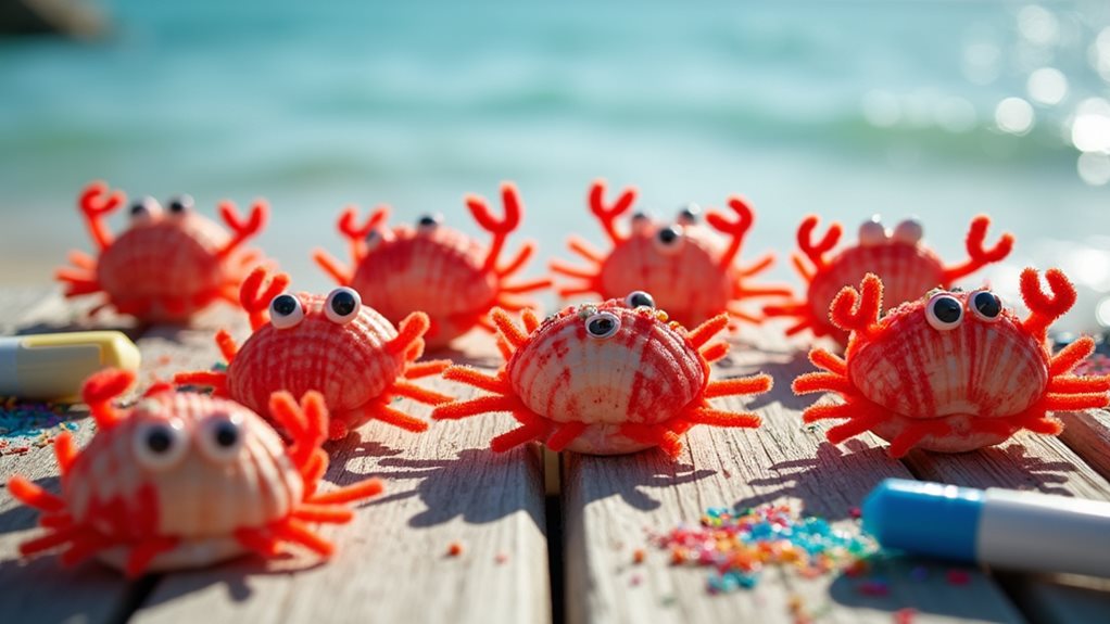 activités manuelles de crabe pour enfants
