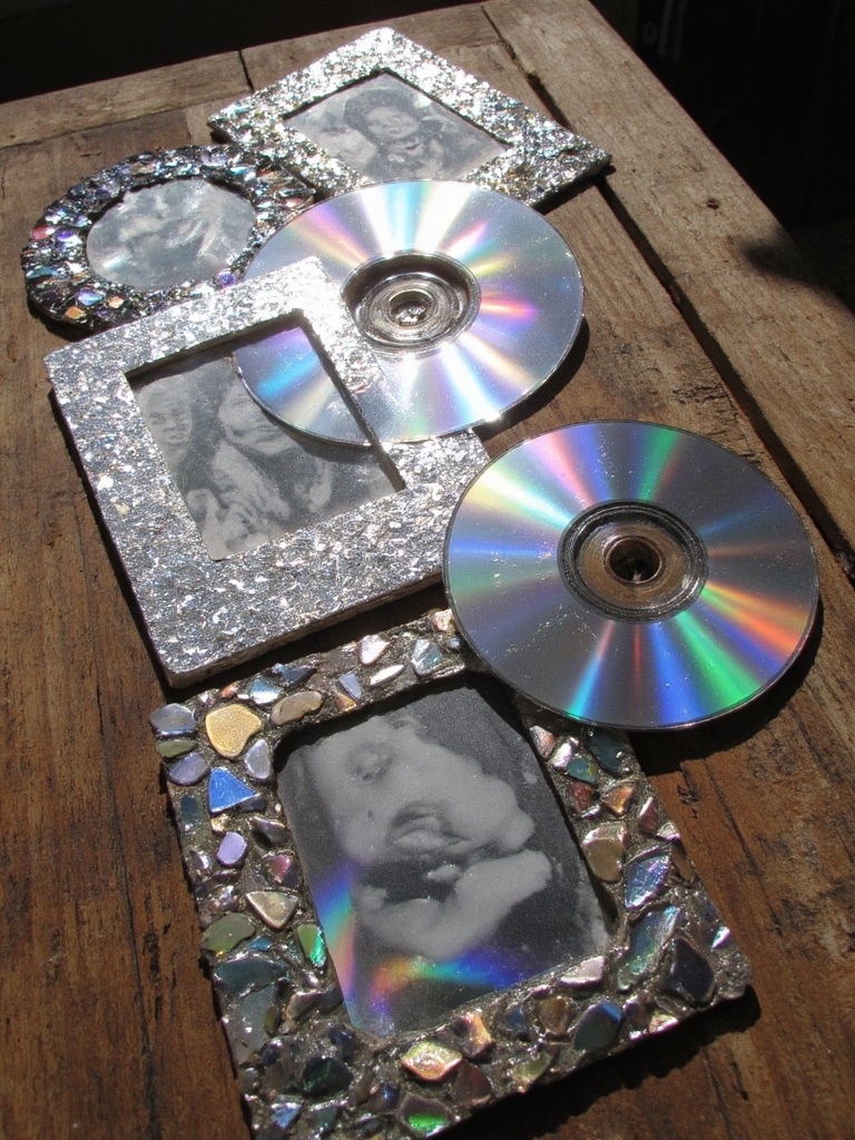 cadre créatif pour CD photo