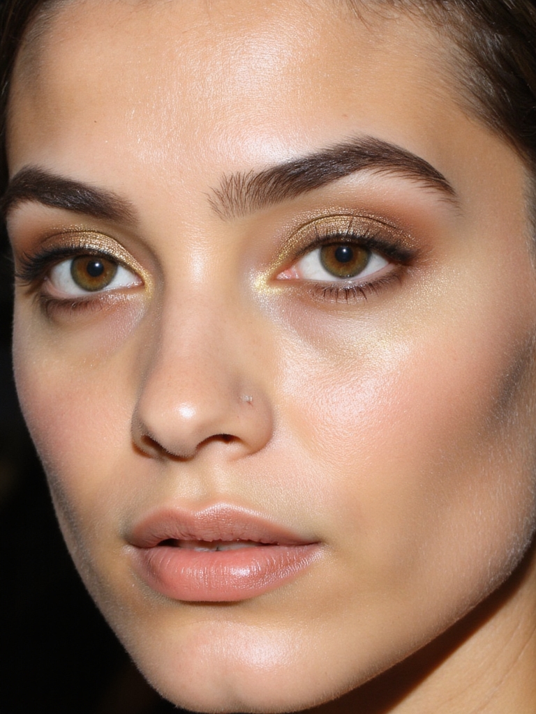 sourcils texturés audacieux sans effort