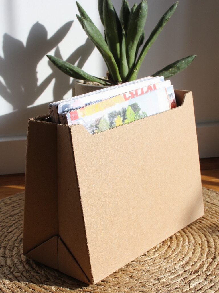 Porte-revues en carton élégant