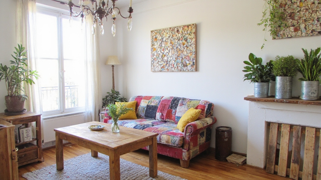 design d'intérieur élégant et recyclé