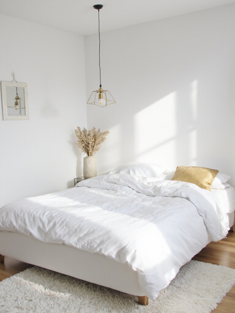 décoration minimaliste avec espace blanc