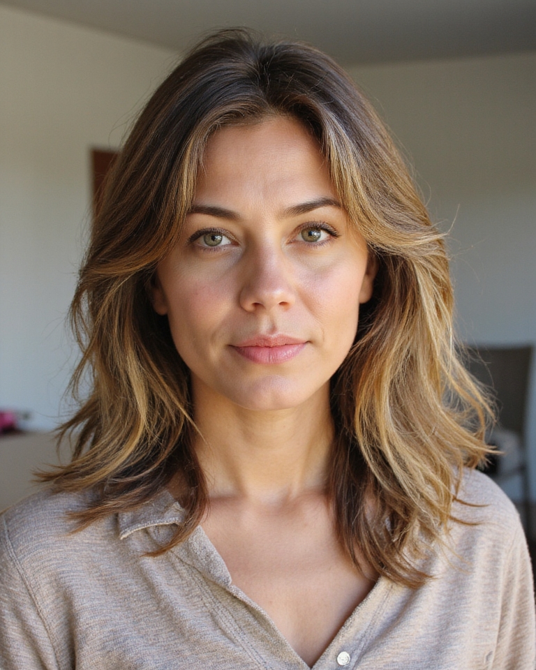 polyvalence de la coupe de cheveux shag moderne