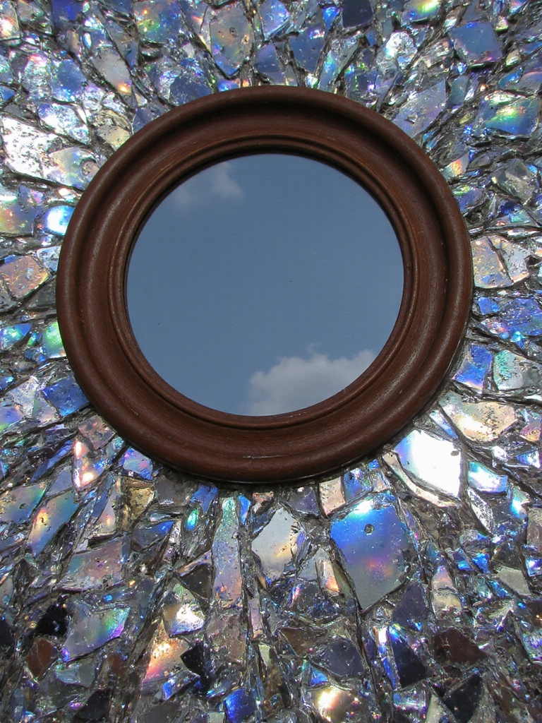 projet de cadre de miroir en mosaïque