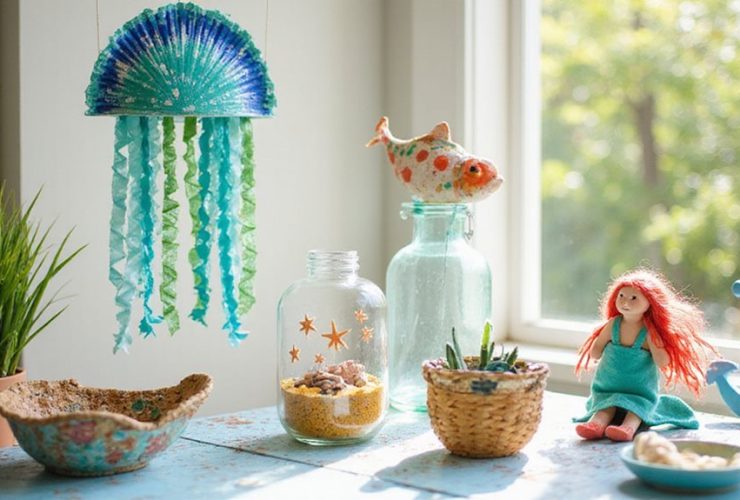activités manuelles sur le thème de l'océan pour les enfants