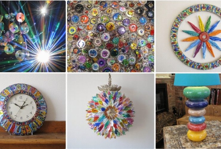 projets rétro avec des CD recyclés