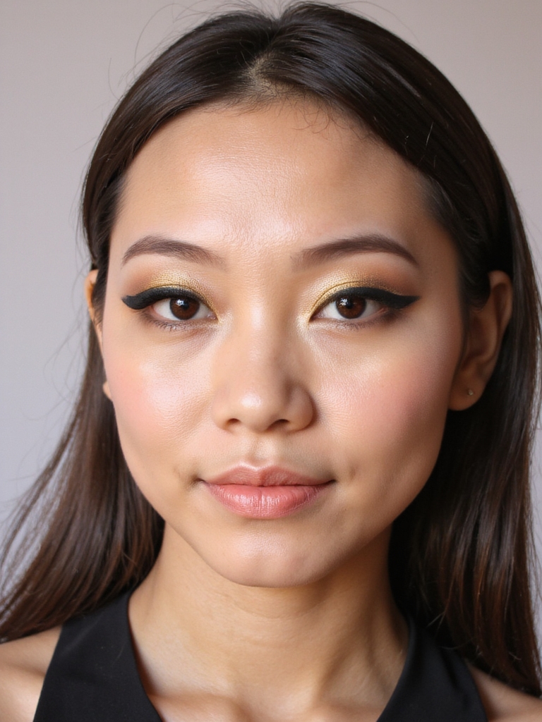 technique de l'œil de chat inversé