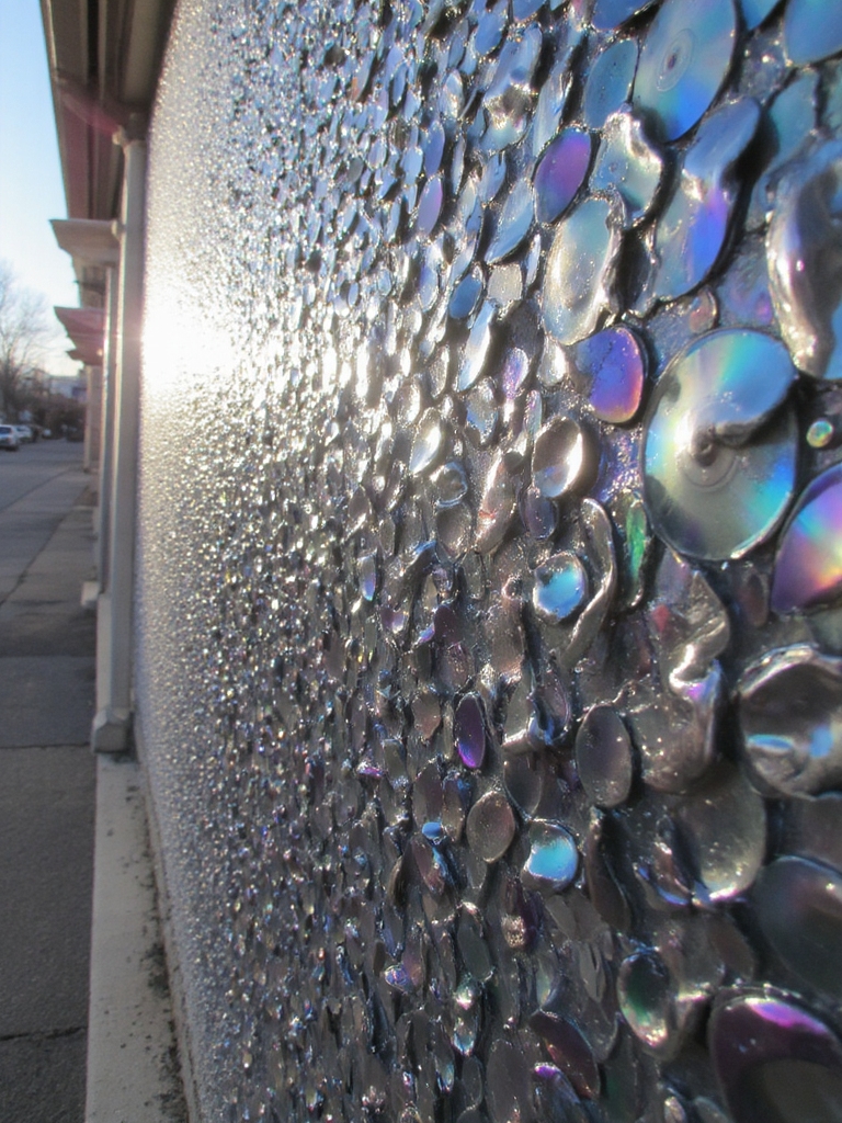 décor mural photo scintillant