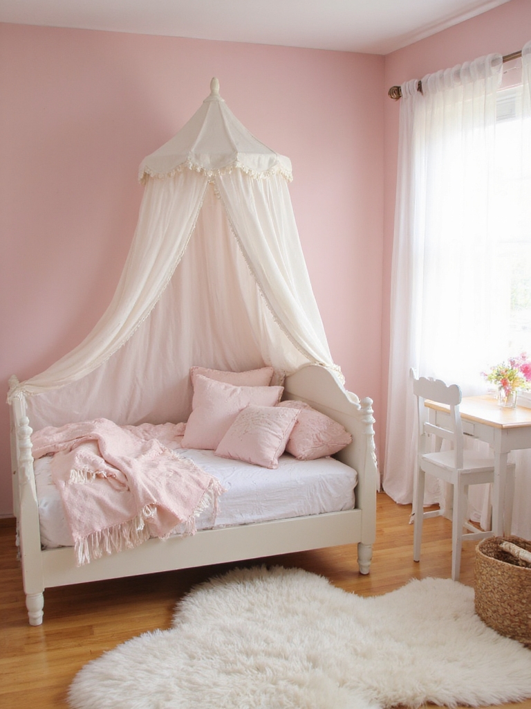 accents blancs rose doux