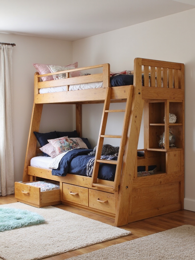 lits superposés avec rangement