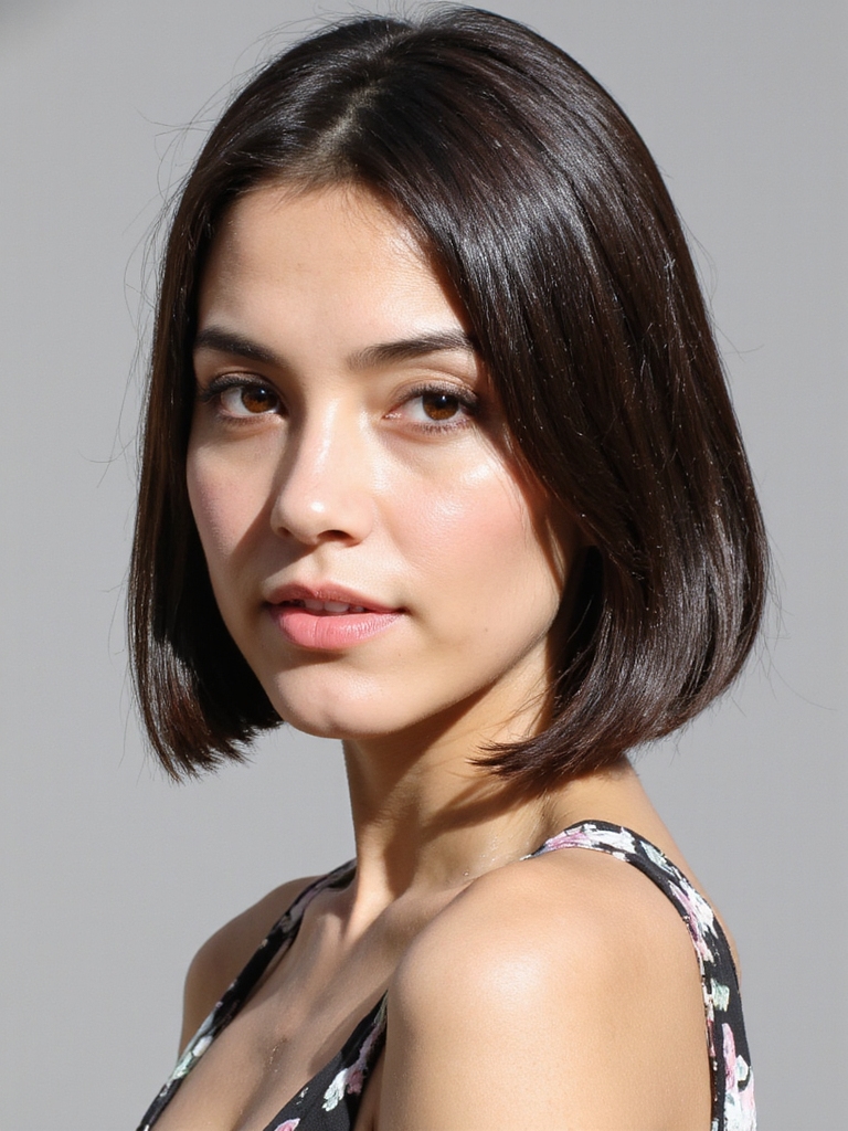 coupe au carré chic et confiante