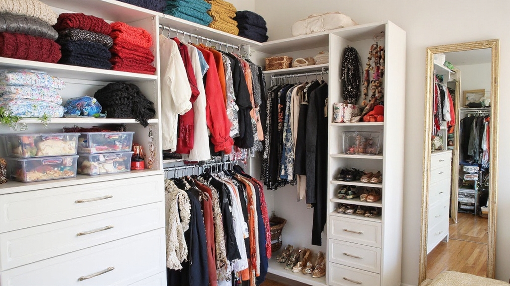 organisation de placard pour fashionistas