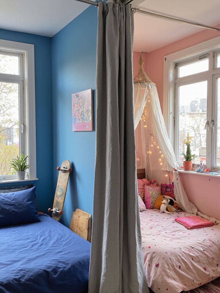 rideaux pour l'intimité des enfants