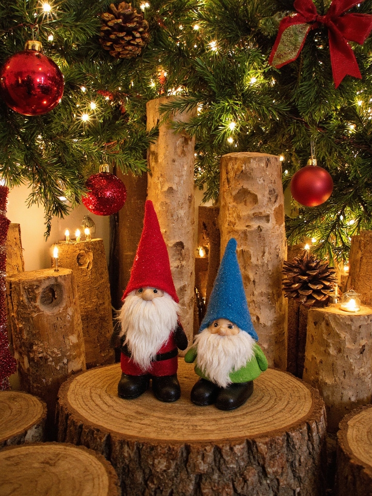 gnomes en bois fantaisistes à faire soi-même