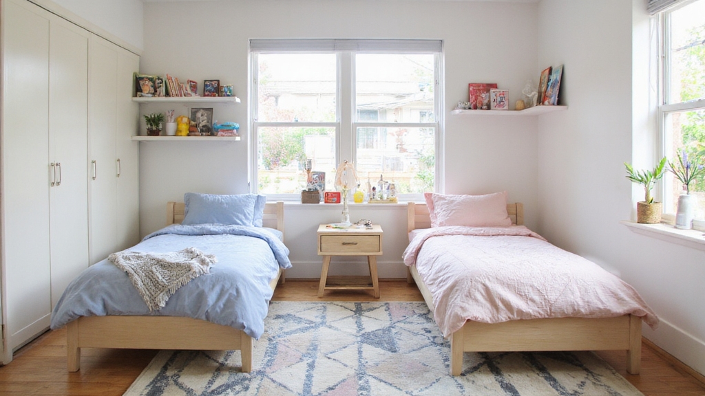 chambres partagées élégantes pour frères et sœurs