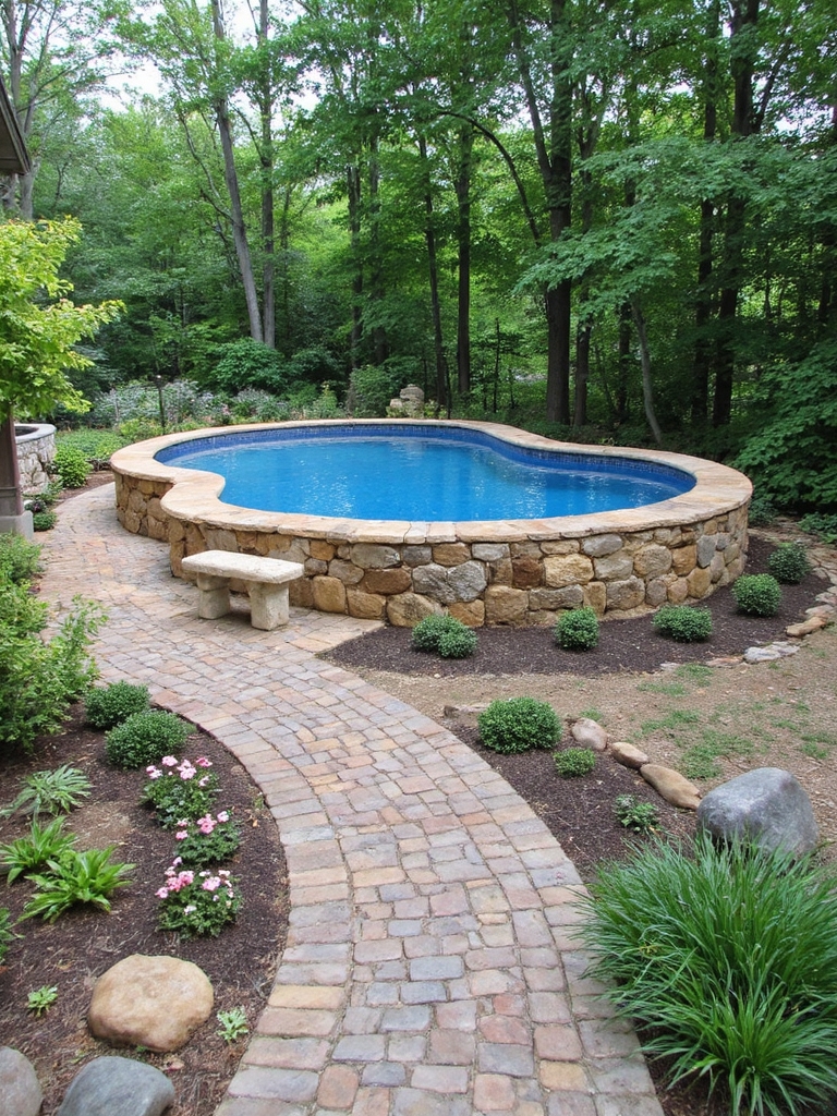 raffinées décorations en pierre ou brique