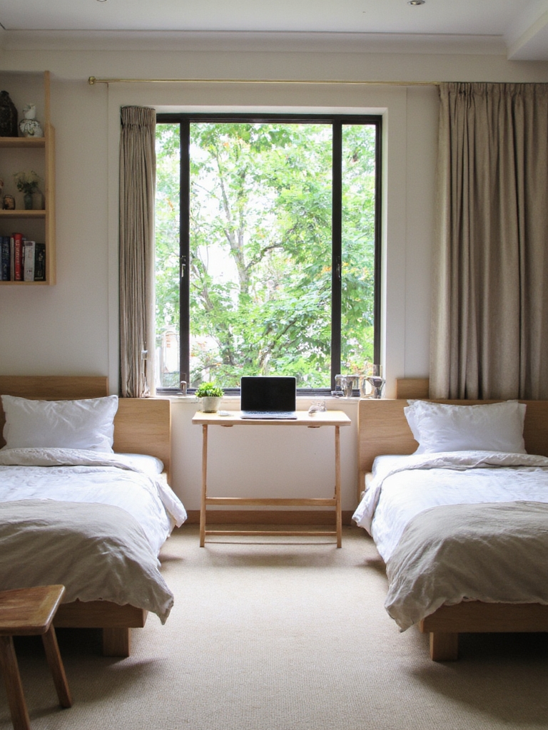 bureau pliable pour les espaces partagés
