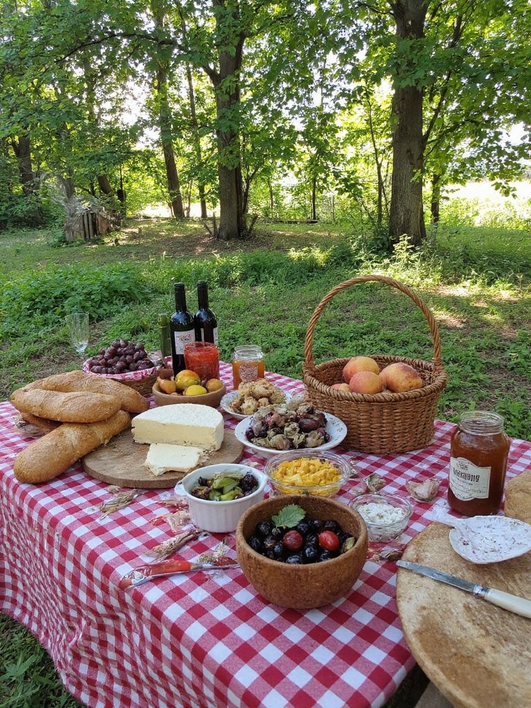 menu rustique d'inspiration française