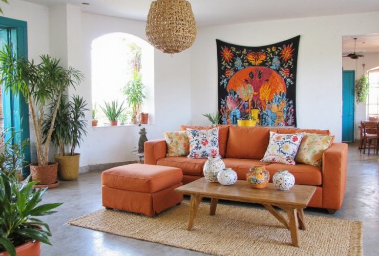 décoration d'intérieur mexicaine moderne