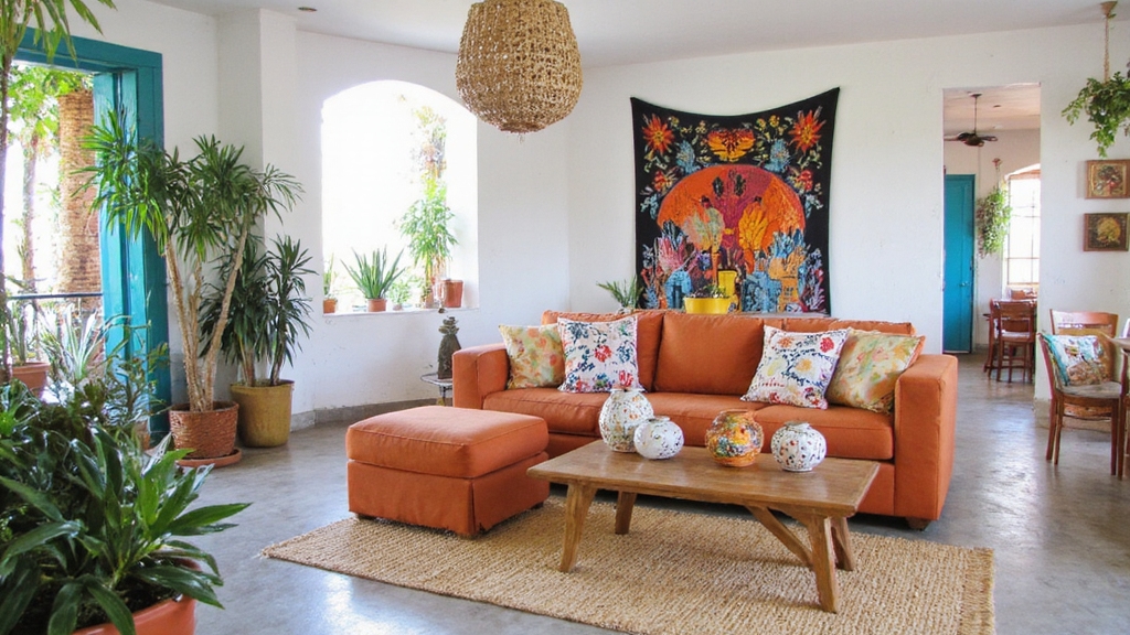 décoration d'intérieur mexicaine moderne