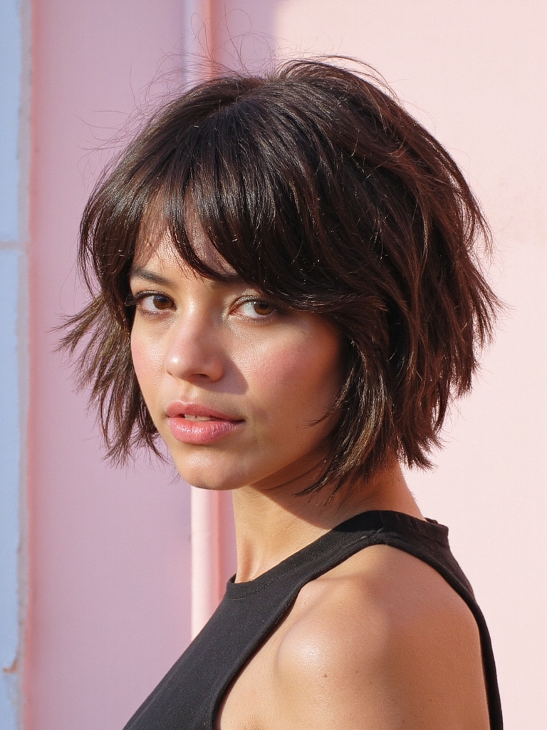 revival de la coupe de cheveux shag moderne