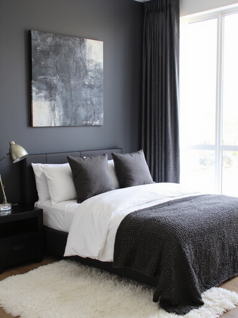 élégance monochrome avec textures