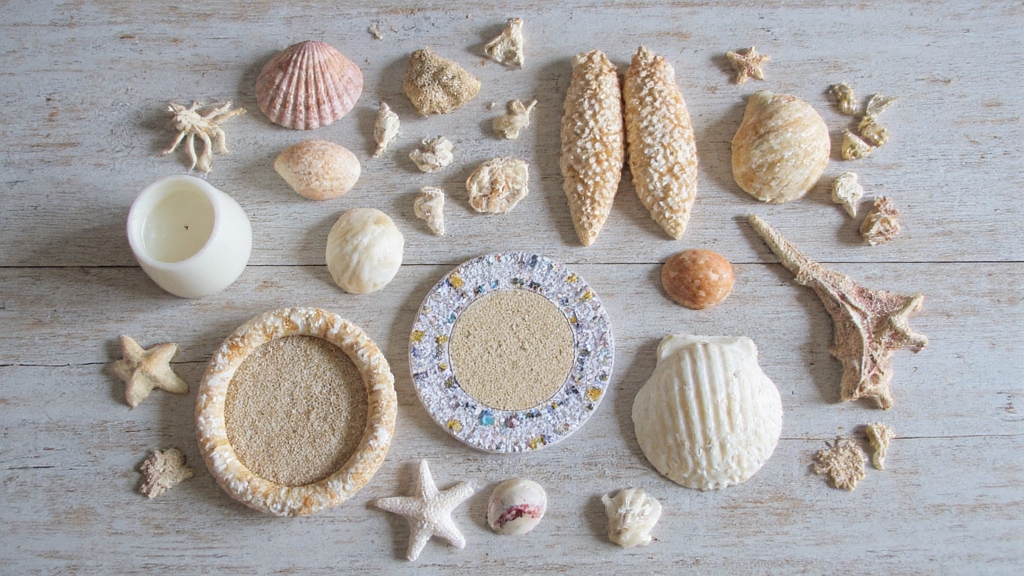 artisanat de coquillage inspiré par l'océan