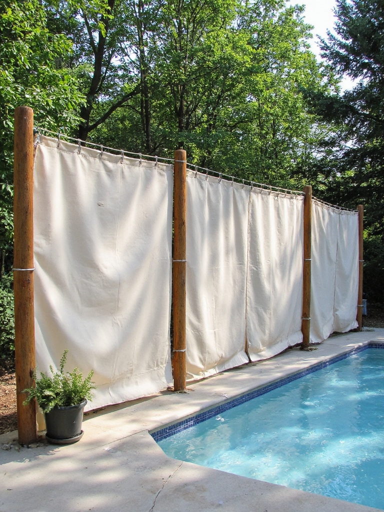 Les rideaux d'extérieur rehaussent le luxe