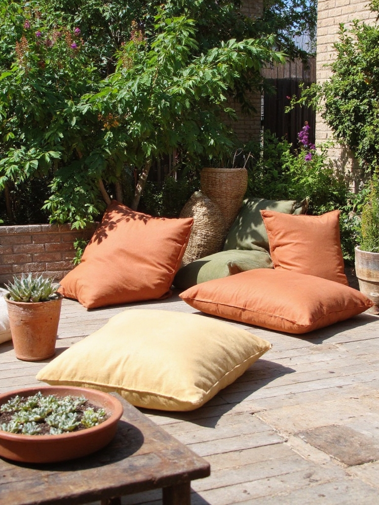 coussins de sol surdimensionnés confort