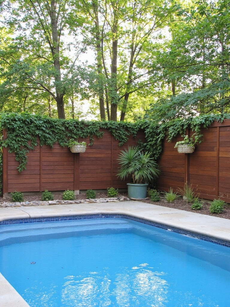 clôture de confidentialité pour piscine