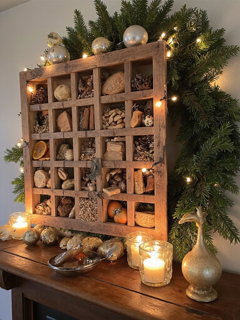 calendriers de l'Avent rustiques charme