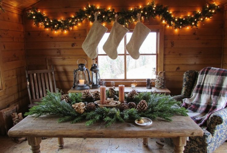 idées de décoration de Noël rustique