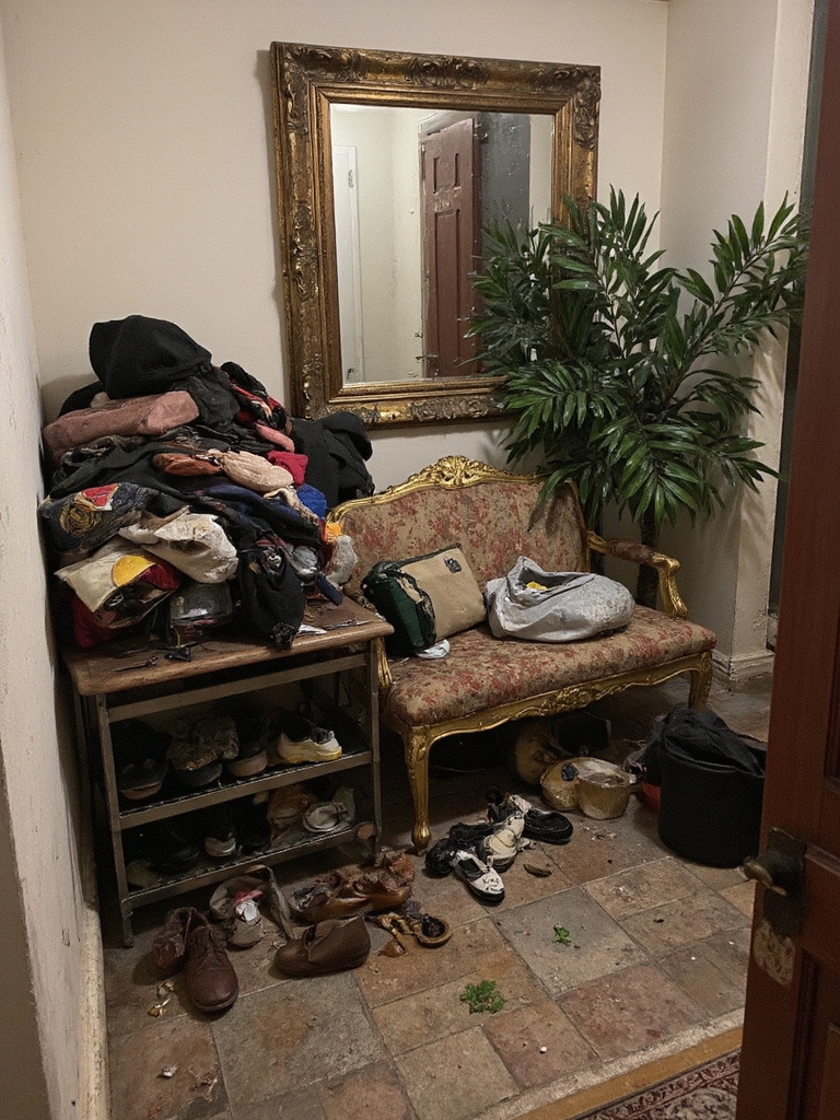 une entrée élégante et fonctionnelle