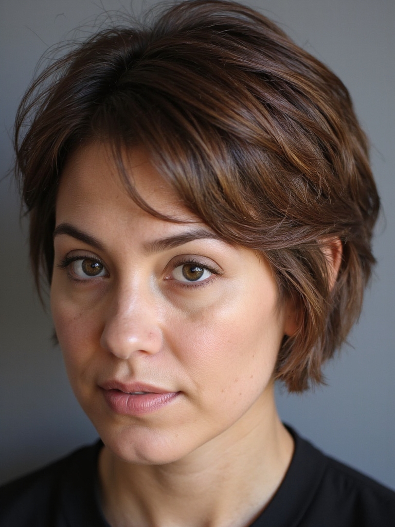 coupe de cheveux texturée pour la confiance