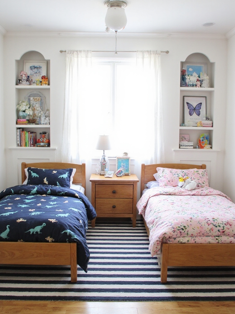 linge de lit assorti aux meubles