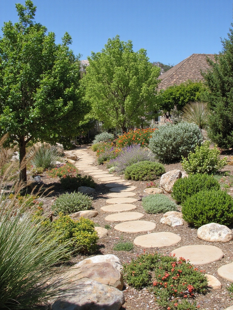 conception de jardin économe en eau
