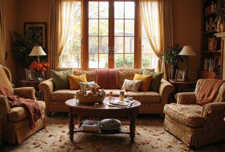 transformation des palettes de couleurs d'automne