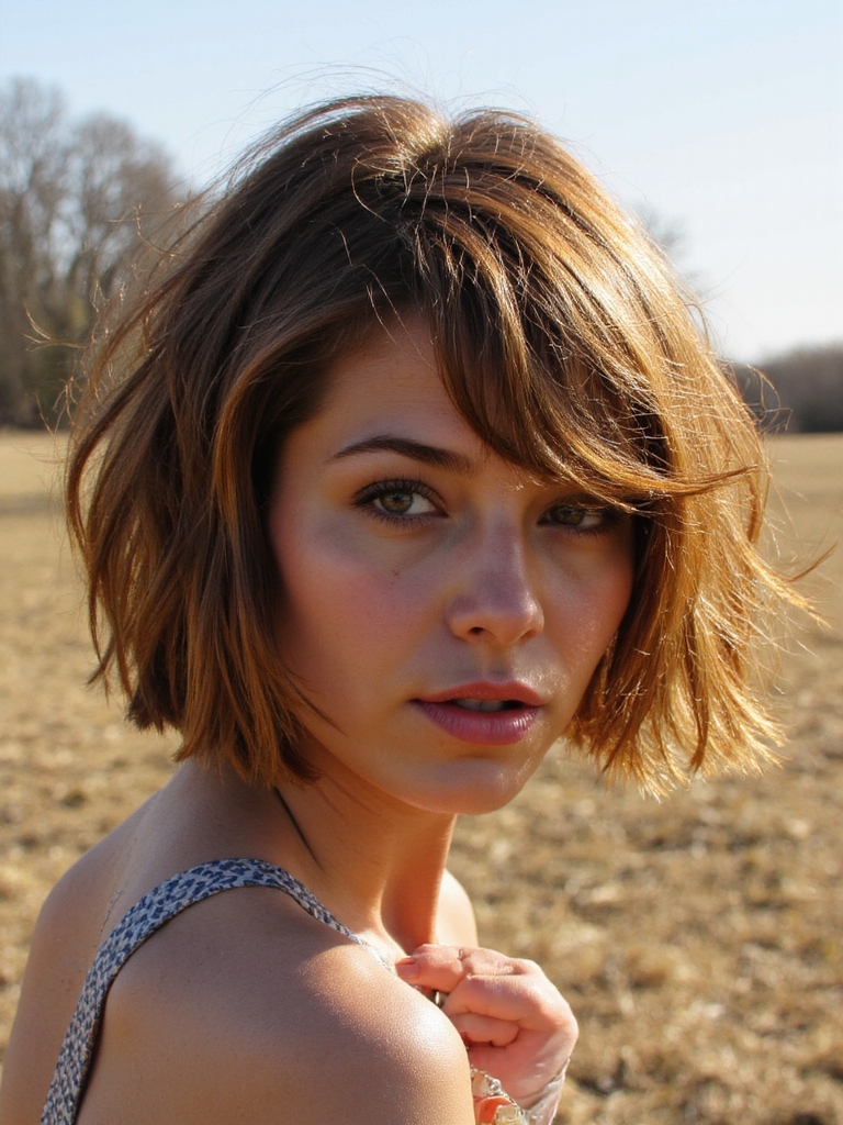 coiffure bob asymétrique audacieuse